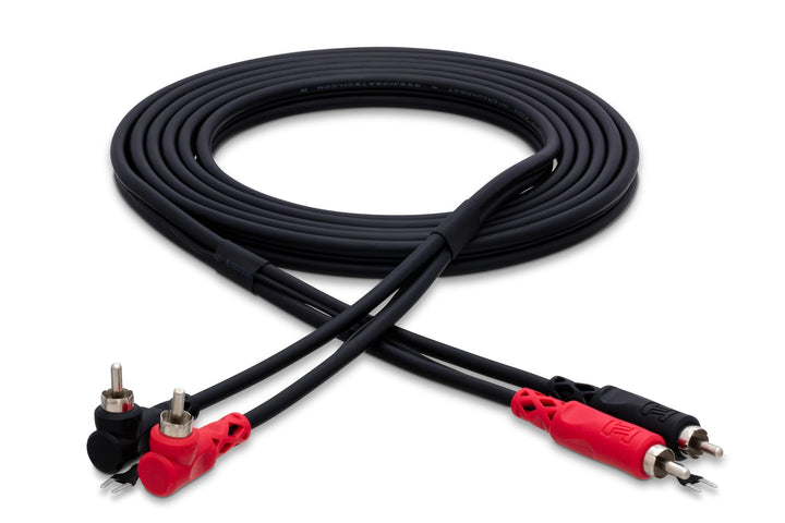 Hosa CRA-202DJ, Stereo Interconnect, Dual RCA to Same with Ground Wire, 2 m 2 Meter, 2 Meter