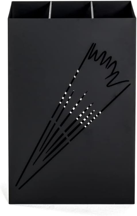 HAKU Möbel Schirmständer, Metall, schwarz, B 30 x T 16 x H 48 cm 30 x 16 x H 48 Schwarz, 30 x 16 x H