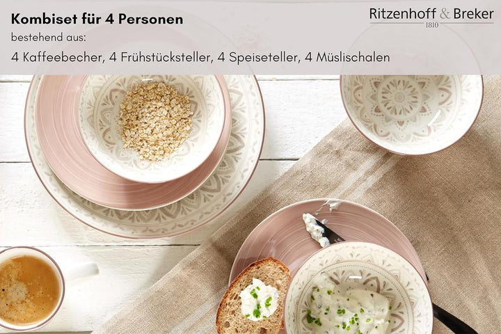 Ritzenhoff & Breker Kombiservice Valencia, 8-teilig Kombiservice 2 Personen, Kombiservice 2 Personen