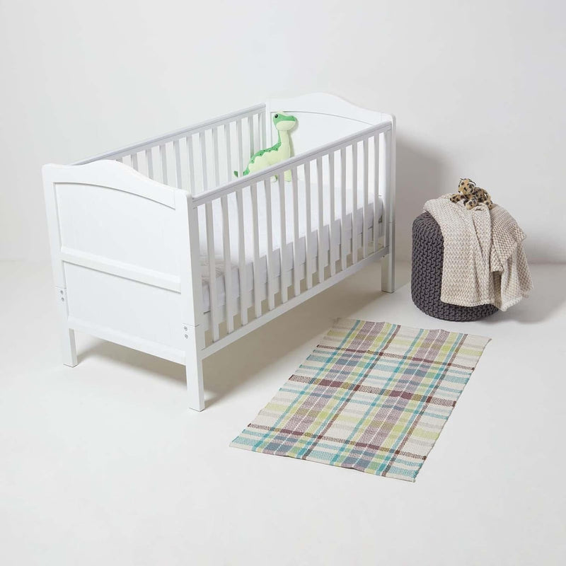 Homescapes 2er-Set Gepolsterte Matratzenauflagen wasserdicht Babybett 60x120 cm, Baby-Matratzenschon