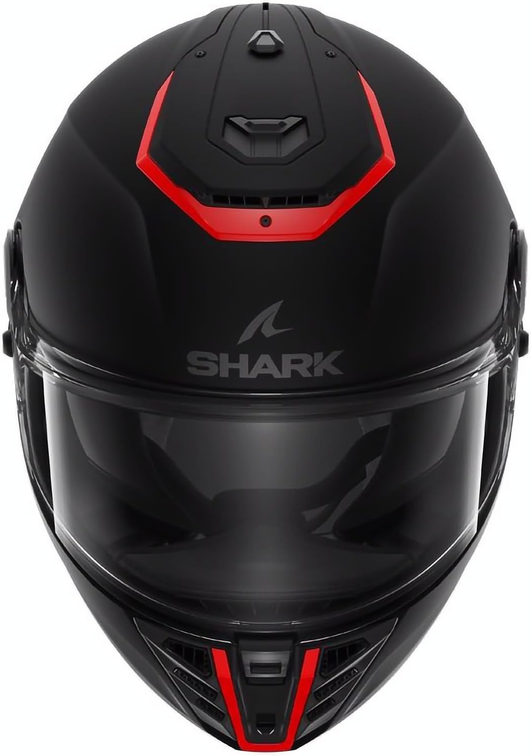 Shark Spartan RS Blank SP Integralhelm (schwarzmatt/rot), M (57)