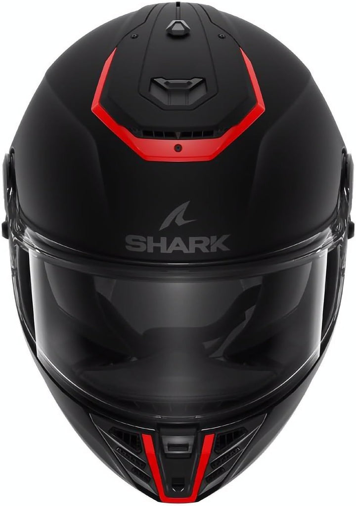 Shark Spartan RS Blank SP Integralhelm (schwarzmatt/rot), M (57)