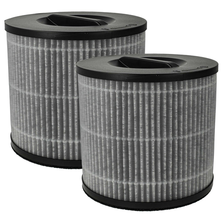 vhbw 2X HEPA Filter H11 kompatibel mit Steba LR12 Luftreiniger - Ersatz-Filter mit integriertem Akti