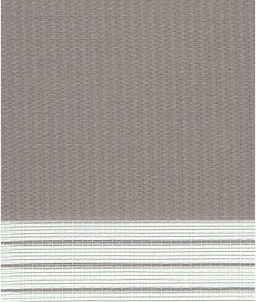 Madecostore Doppelrollo Tag Nacht – Taupe – L 45 x H 190 cm – Befestigung mit oder ohne Bohren – pas