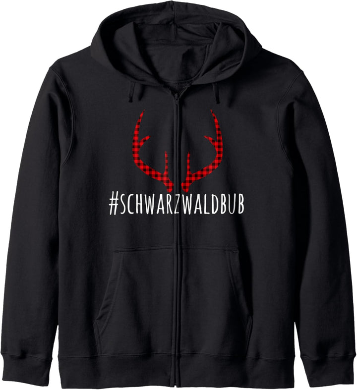 Schwarzwaldbub Schwarzwälder Schwarzwald Hirsch Geschenk Kapuzenjacke
