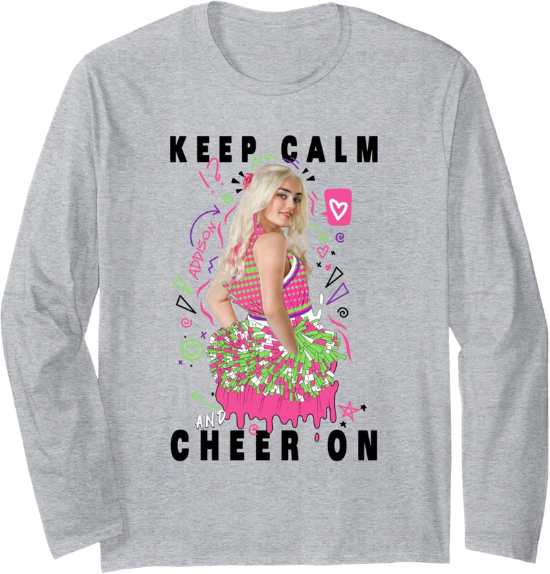 Disney Channel Zombies 2 Addison Keep Calm and Cheer On Langarmshirt