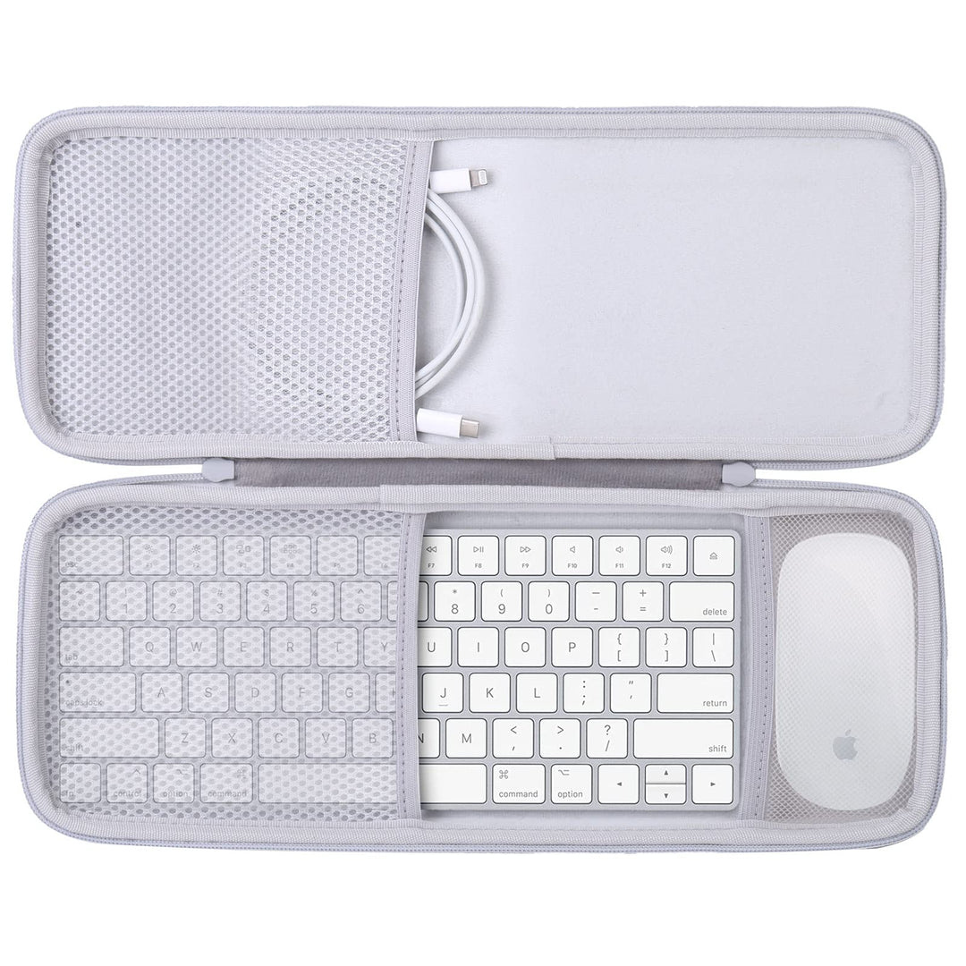 co2CREA Hart Reise Schutz Hülle Etui Tasche für Apple Magic Keyboard und Magic Mouse 2/1 Tastatur Ma