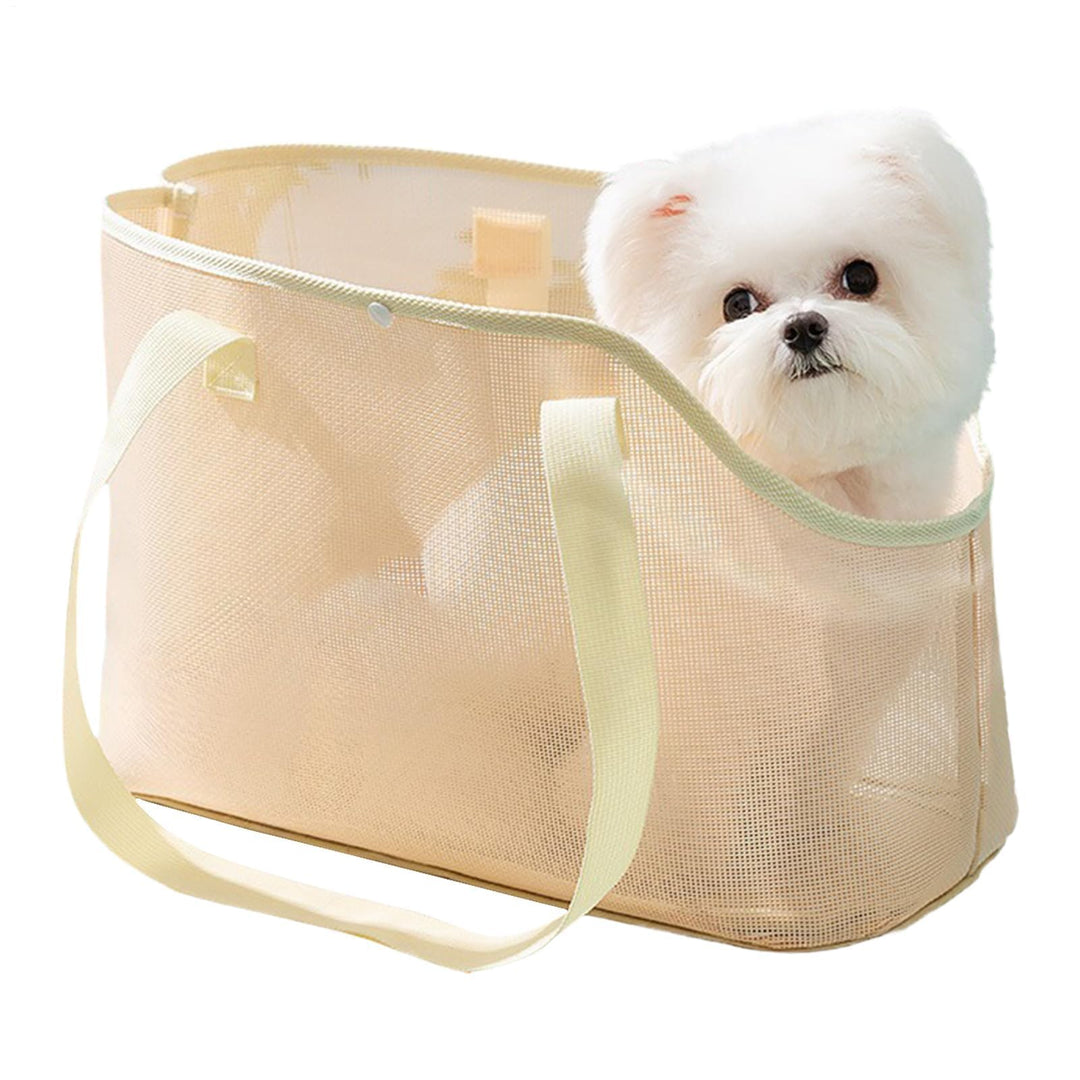 Hundetasche für Kleine Hunde Katze, Sommer Atmungsaktiv Netz Strand Tasche Hund Haustiere Carrier So