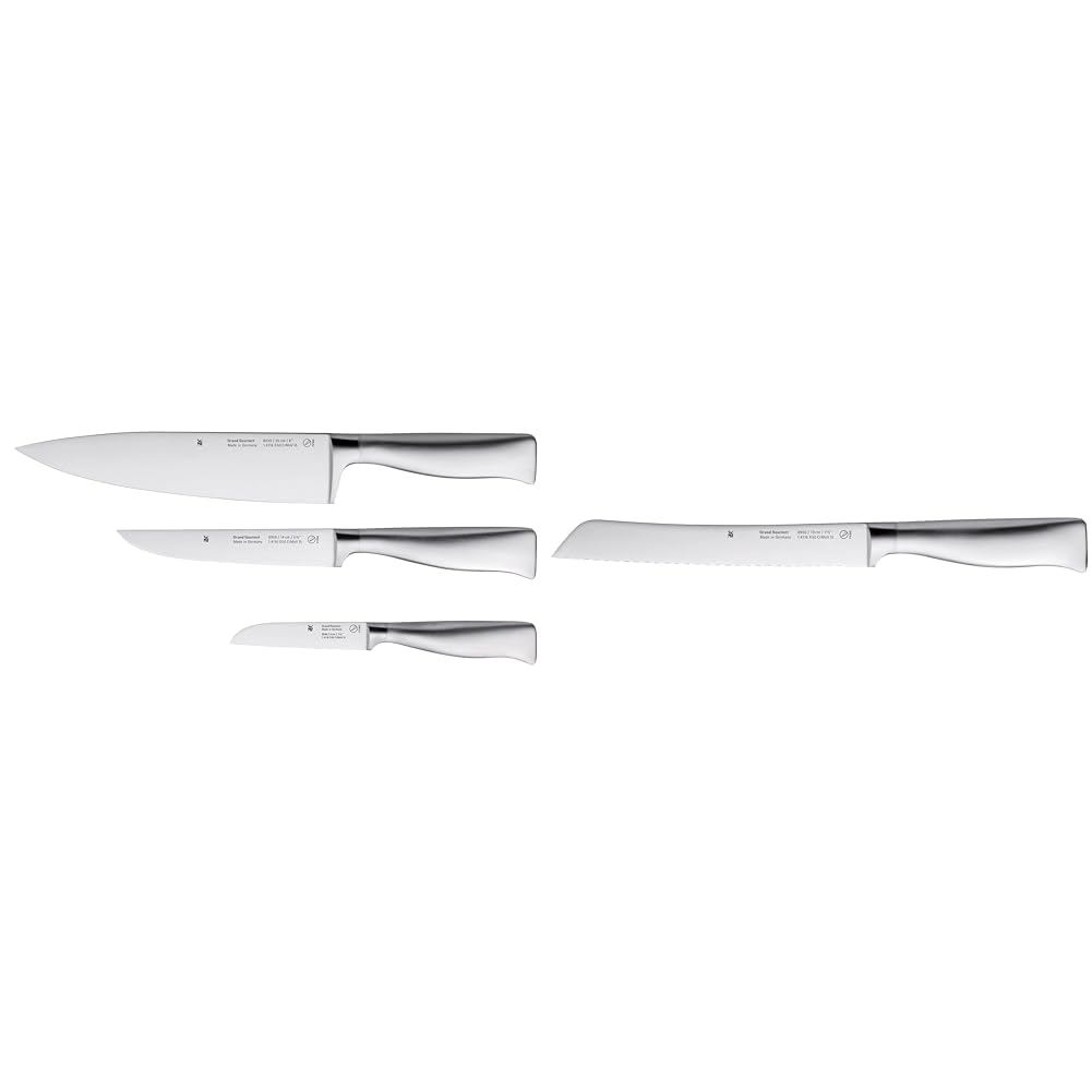 WMF Grand Gourmet Messerset 3teilig Made in Germany, 3 Messer geschmiedet &amp; Grand Gourmet Brotmesser