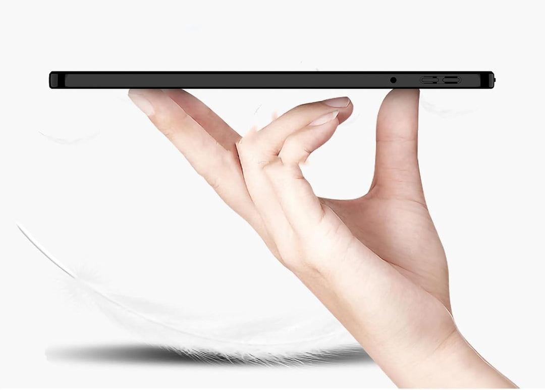 GIOPUEY Hülle für Redmi Pad 2, Weiche TPU-Rückschale, Ultra-schlank, Anti-Vibration und Anti-Rutsch,