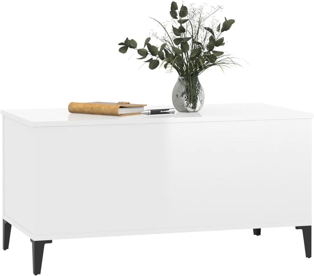 Tidyard Couchtisch Kaffeetisch Höhenverstellbar Wohnzimmertisch mit Ablagefach Sofatisch Beistelltis