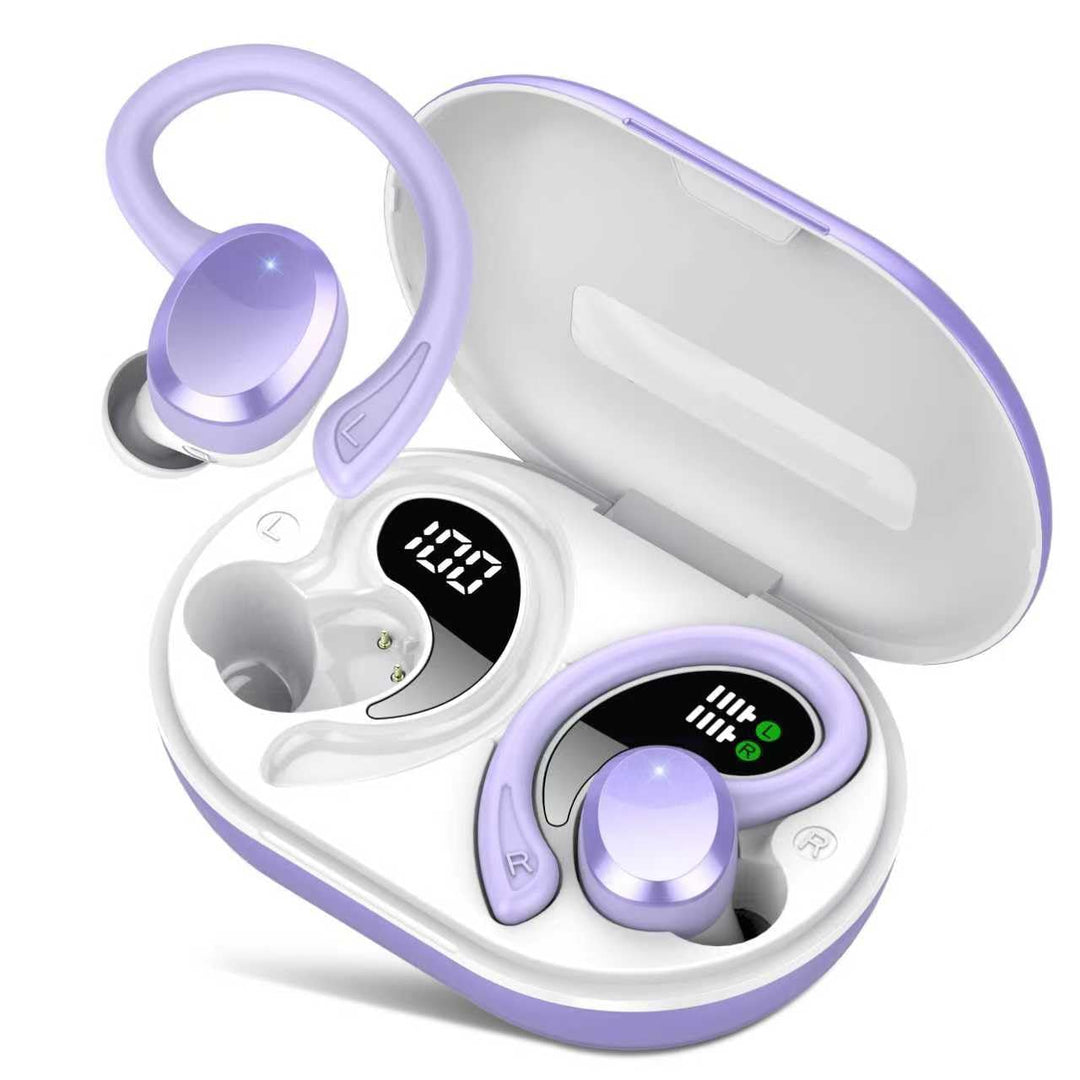 Bluetooth Kopfhörer Sport, in Ear Kopfhörer Kabellos Bluetooth 5.4 mit Ohrbügel, Hi-Fi Stereo Sound,