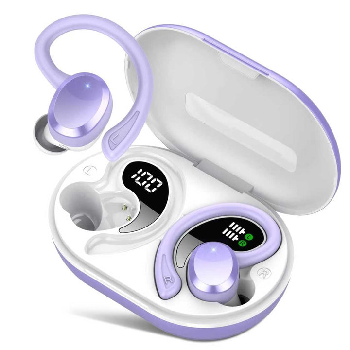 Bluetooth Kopfhörer Sport, in Ear Kopfhörer Kabellos Bluetooth 5.4 mit Ohrbügel, Hi-Fi Stereo Sound,