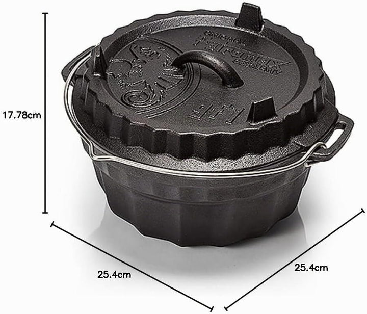 Petromax Gugelhupfform Gusseisen - Backform/Kuchenform | Tortenboden-Deckel | aus Gusseisen | sofort