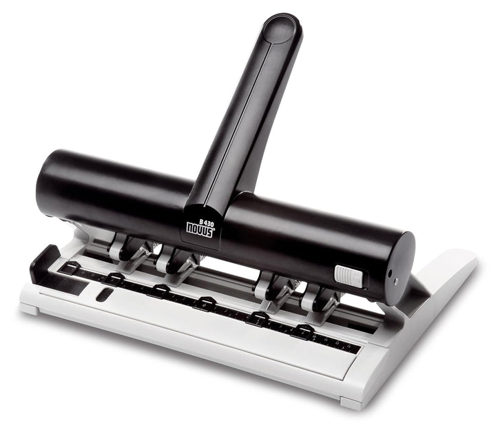 Novus Zeitplaner-Locher B 430 Mehrfachlocher, metall, variabel, 4 Stanzsegmente, Stanzsegmente
