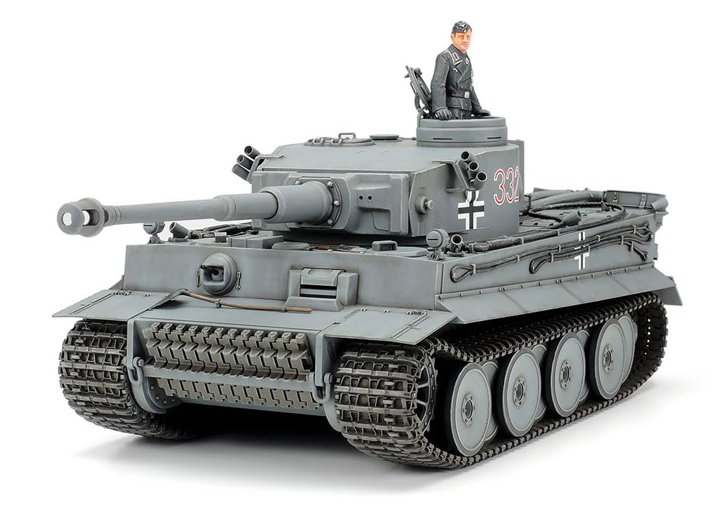 Tamiya 300035216 35216 1:35 Deutscher PzKpfw.VI Tiger I E Frühe (1), Modellbausatz,Plastikbausatz, B