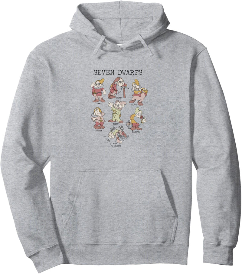 Disney Snow White Seven Dwarfs Portraits Pullover Hoodie