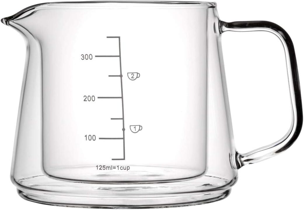 GRÄWE Kaffeebereiter mit hitzebeständiger Karaffe aus Borosilikat-Hartglas, mit Edelstahl-Dauerfilte