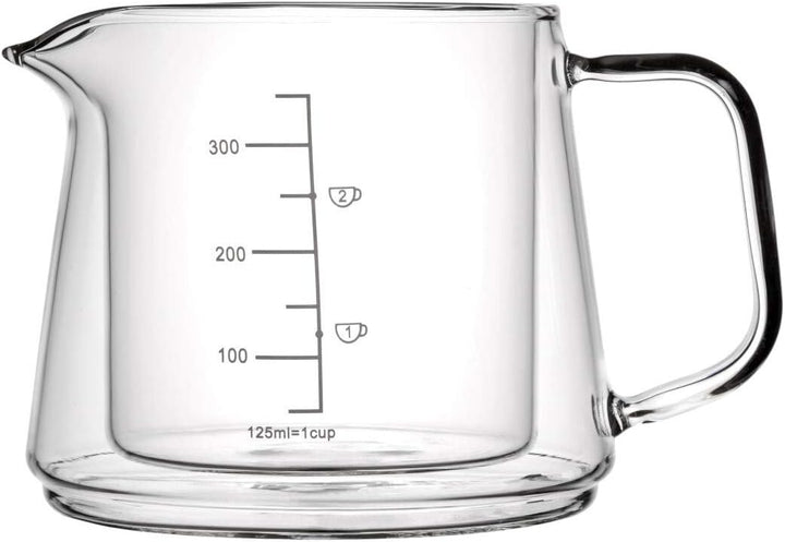 GRÄWE Kaffeebereiter mit hitzebeständiger Karaffe aus Borosilikat-Hartglas, mit Edelstahl-Dauerfilte