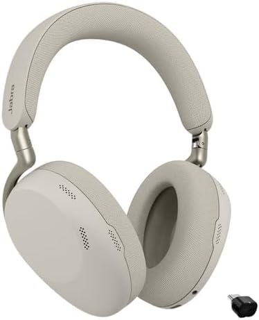 Jabra Evolve3 85 Over-Ear Bluetooth Headset kabellos mit Mikrofon für Büro, USB-C, KI-Sprachanruf, A