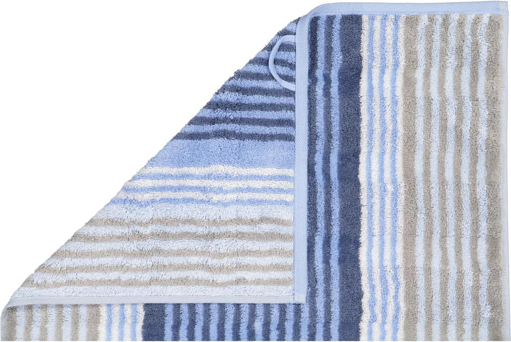 CAWÖ Home Handtücher Noblesse Harmony Streifen 1085 Sky - 17 Duschtuch 80x160 cm, Duschtuch 80x160 c