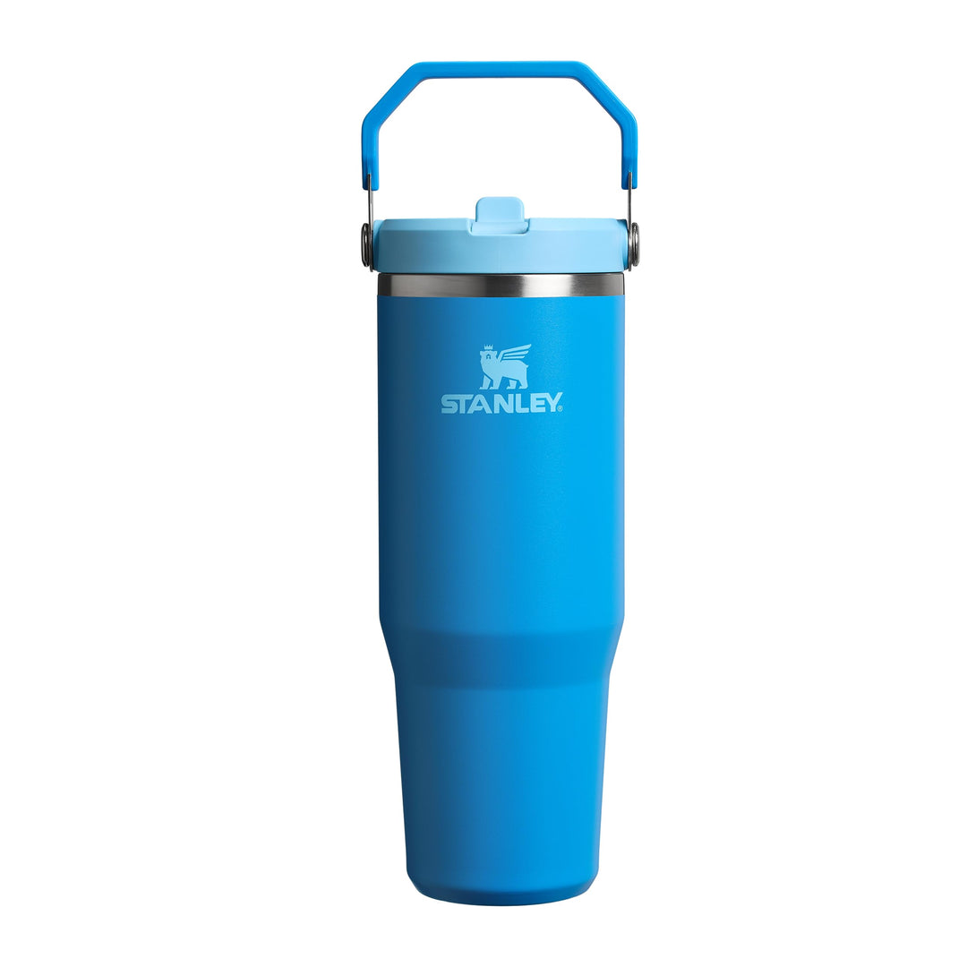Stanley IceFlow Flip Straw Trinkflasche mit Strohhalm 0.89L - Thermosflasche Hält 12+ Stunden Kalt -