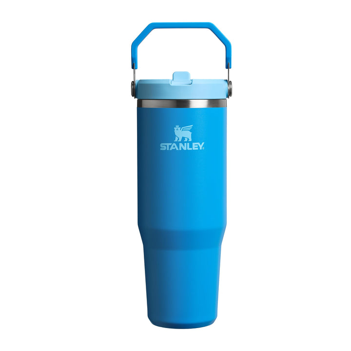 Stanley IceFlow Flip Straw Trinkflasche mit Strohhalm 0.89L - Thermosflasche Hält 12+ Stunden Kalt -
