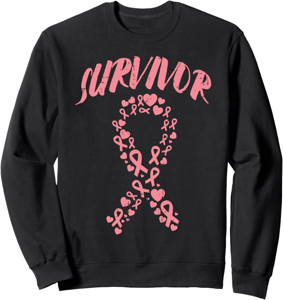 Survivor Pink Ribbon gewann Brustkrebsbewusstsein Frauen Sweatshirt