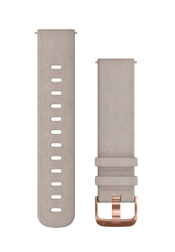 Garmin Schnellwechsel-Armband, 22mm, Leder, einfach ein- und ausklicken, Wechsel ohne Werkzeug mögli