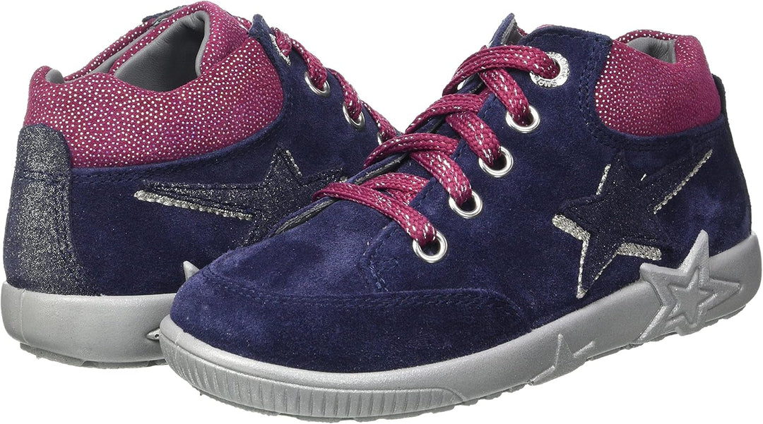 Superfit Baby-Mädchen Starlight Lauflernschuhe, Blau Rot 8010