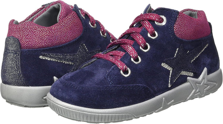 Superfit Baby-Mädchen Starlight Lauflernschuhe, Blau Rot 8010