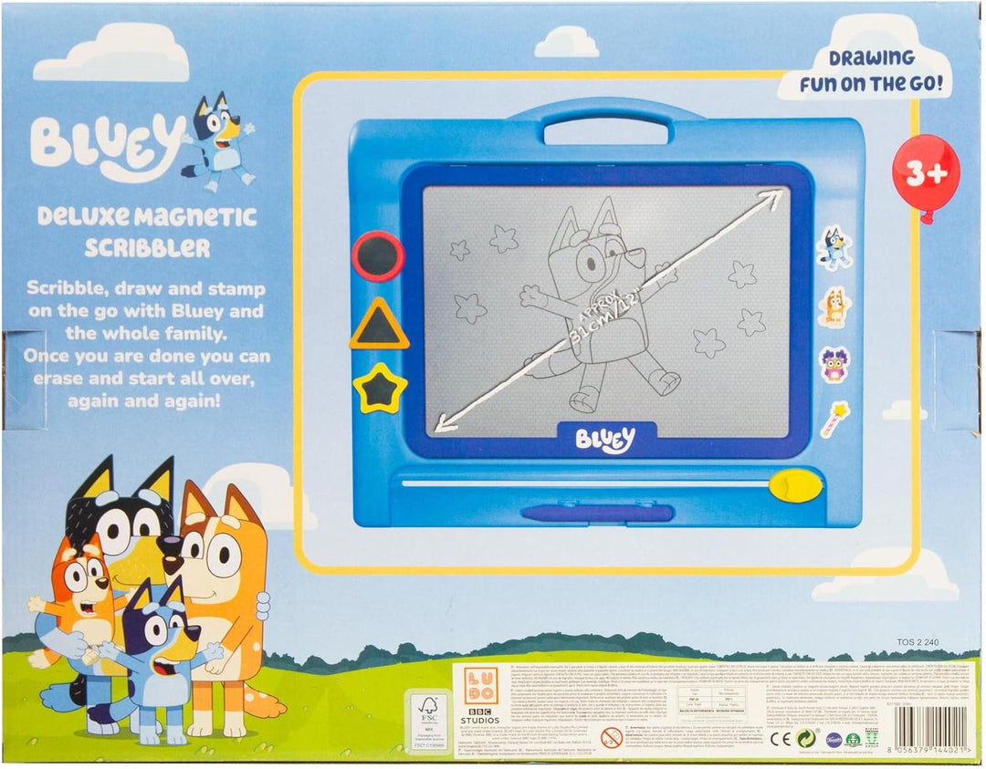 Giochi Preziosi - Bluey Giant Magnettafel zum Zeichnen von Lieblingscharakteren der Serie, inklusive