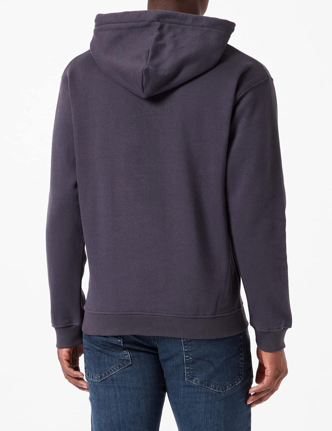 TOM TAILOR Denim Herren Hoodie Sweatshirt mit Logo-Print S 29476 - Coal Grey, S 29476 - Coal Grey