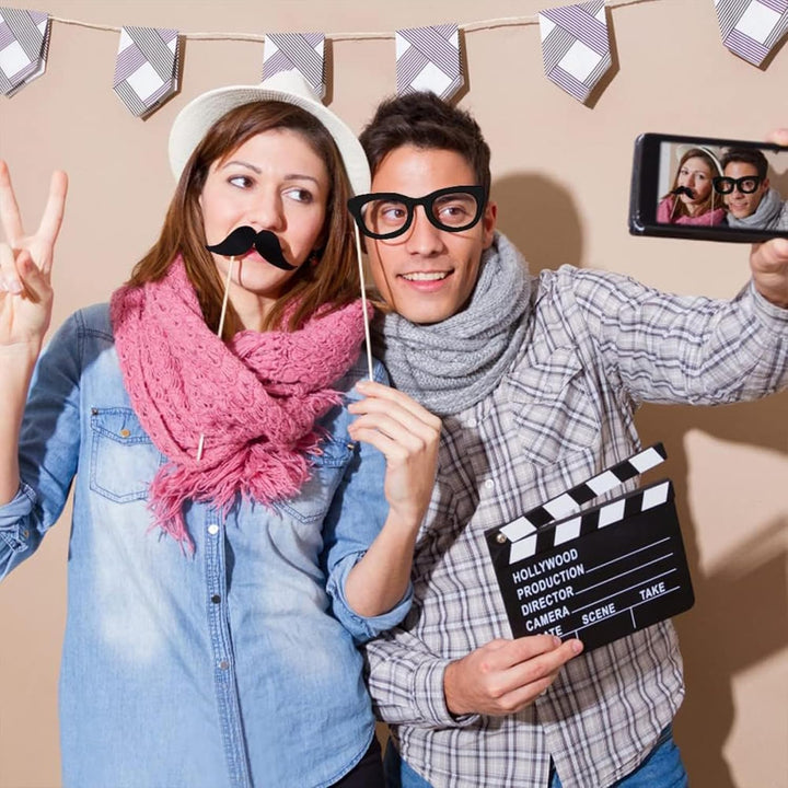 Party Deko Fotobox Accessoires, Fotobox Requisiten, Perücken Party Dekoration, Mützen Perücken Part