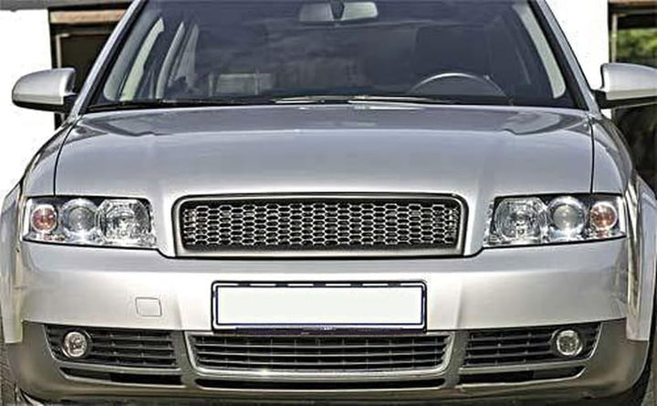 Waben- Gitter- Kühler- Sport- Front- Rippen- Grill ohne Emblem Schwarz Eintragungsfrei