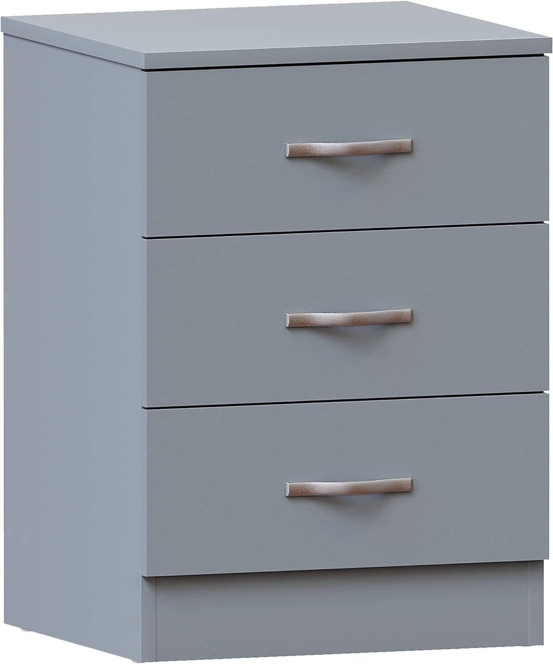 Vida Designs Kommode, Metall, Grau, H 56cm x W 40cm x D 36cm, Grau