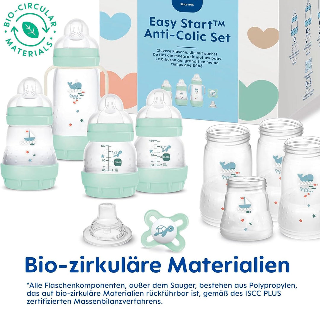 MAM Vorteilspack II Starterset 19 tlg. Anti-Colic Flaschen Set Bürste Babykostwärmer