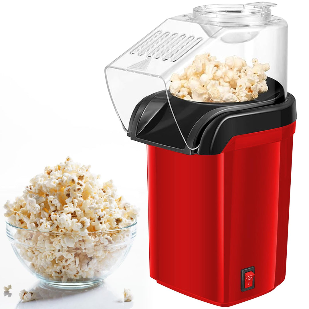 Popcornmaschine,1200W 220V Heissluft Popcorn Maker,Retro Popcorn Maker,Elektrische Popcorn Maschinen