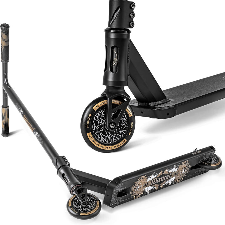 Movino Maniac Stunt Scooter Roller Professioneller Freestyle Roller IHC-Kompressionssystem Street-De