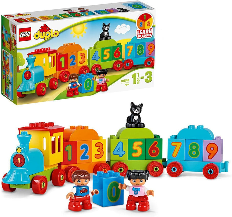 LEGO 10847 DUPLO Zahlenzug, Baby Spielzeug, Zug, Kinderspielzeug ab 1,5 Jahren, preisgekröntes Lerns