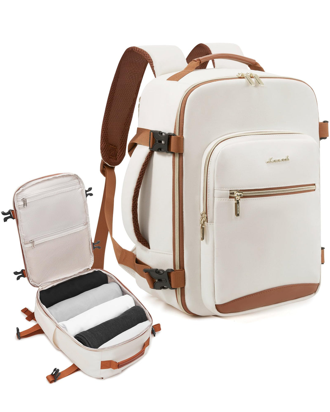 LOVEVOOK Handgepäck Rucksack 40x30x20 Ryanair, Klein Handgepäck Tasche Reiserucksack Flugzeug, Carry