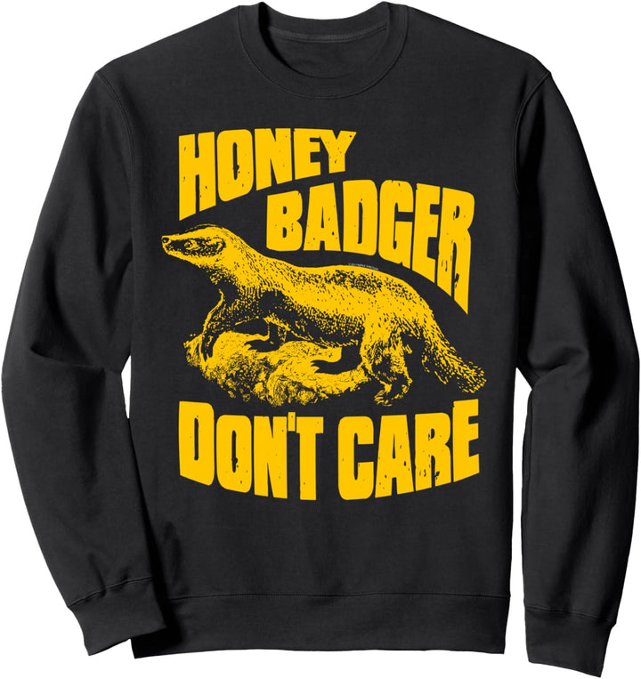 Ripple Junction Honigdachs ist Egal Illustration Sweatshirt