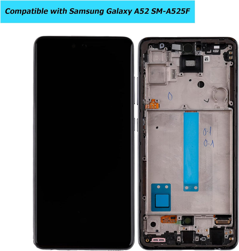 Vvsialeek Ersatz AMOLED Display Kompatibel Für Samsung Galaxy A52 SM-A525F SM-A525F/DS LCD Touch Scr