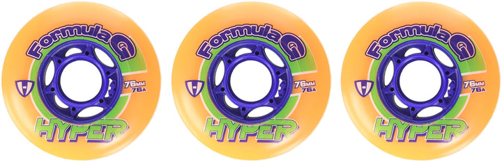 Hyper "Formula G Era – Packung 4 Rollen Orange/Blau 80, Orange/Blau 80