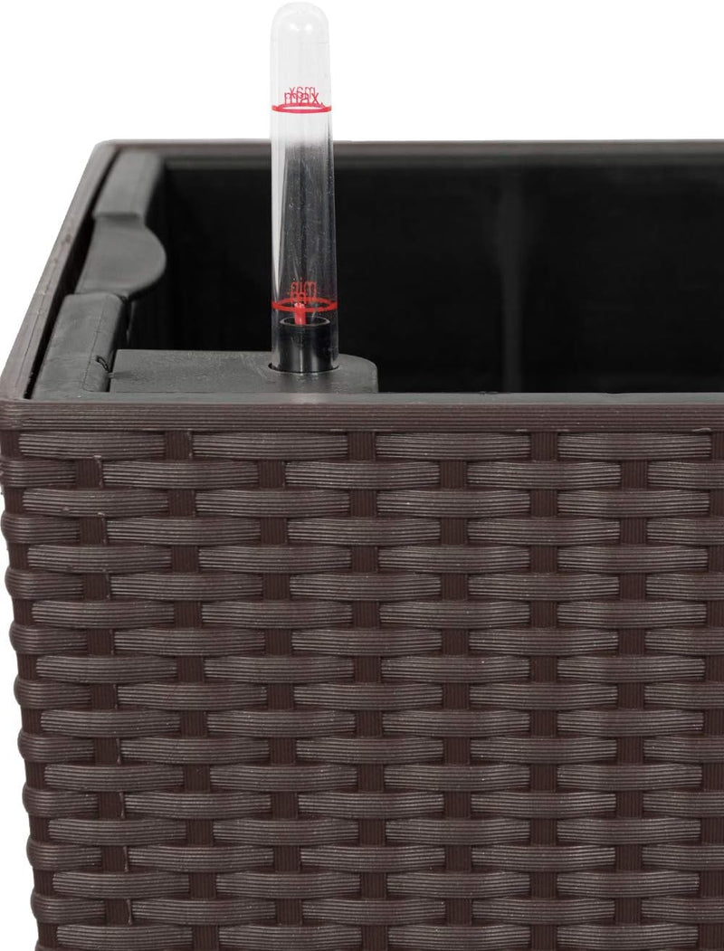 Pflanzwerk® ÖKOSYSTEM Pflanzkübel Square - Blumentöpfe Übertöpfe mit BEWÄSSERUNGSSYSTEM - 75x40x40cm