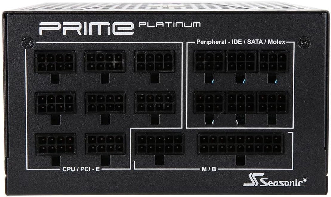 Seasonic Prime Ultra Platinum 1300W (80+Platinum, ATX 12V) Power Supply for Computer/Gaming PC's, 6x