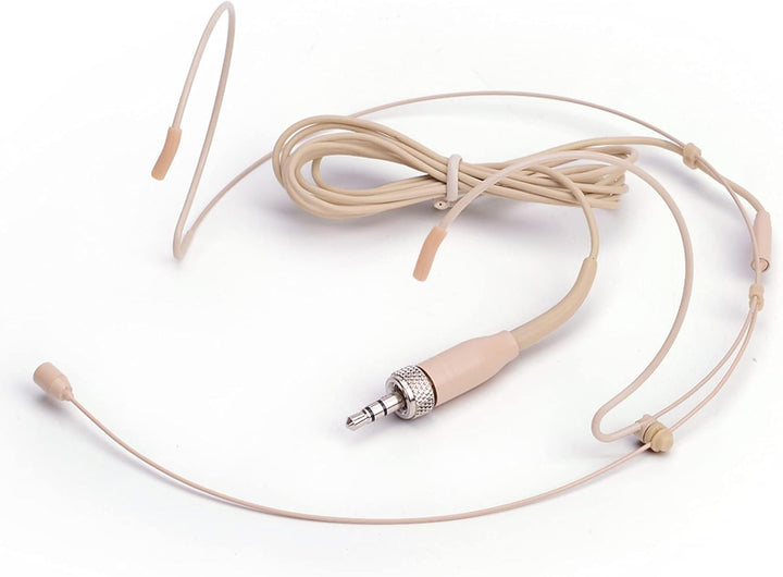 Sujeetec Headset Mikrofon Stirnband mic für Sennheiser kabellos Bodypack Transmitter Taschensender -