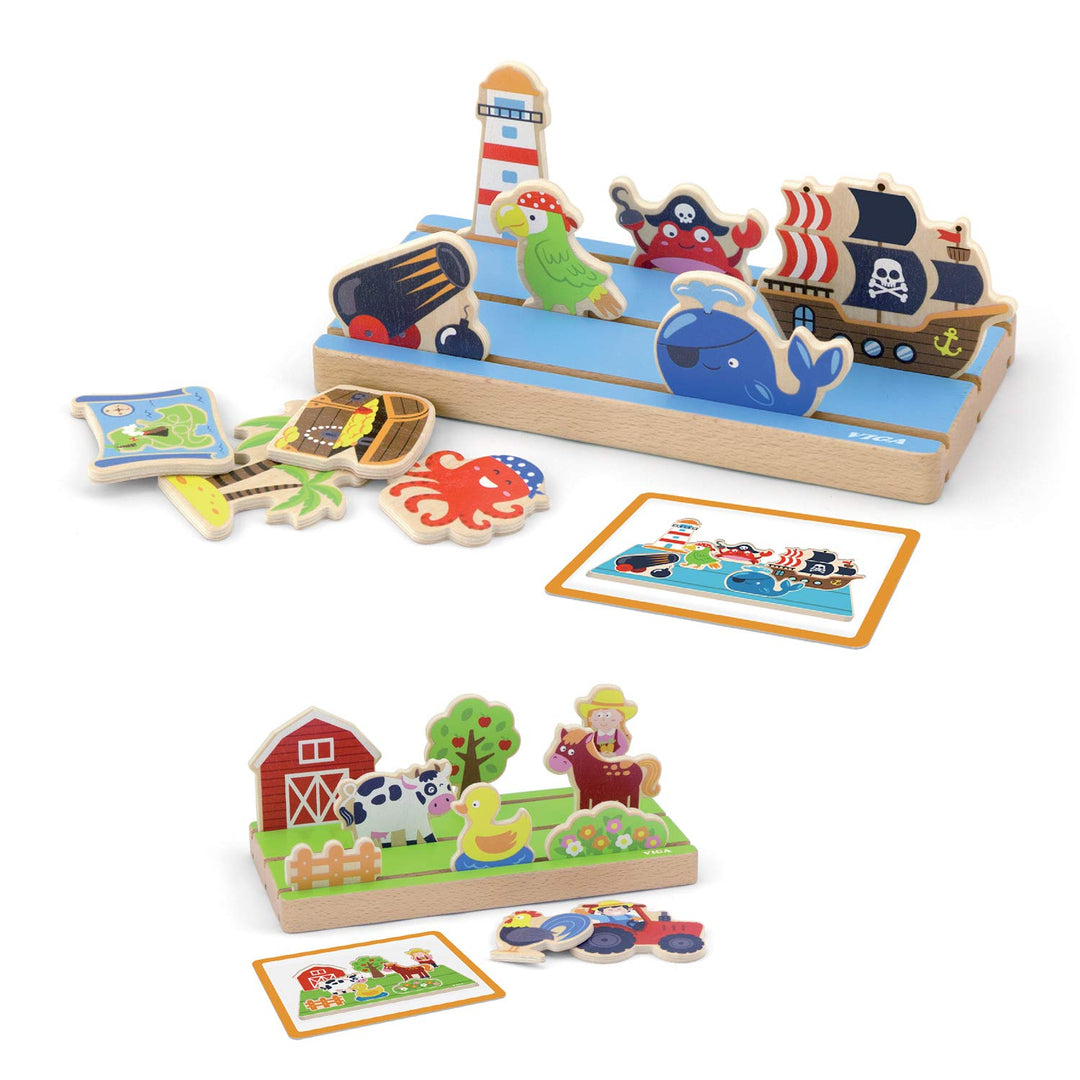 VIGAtoys 50183 Learning Space and Distance, Multi Color