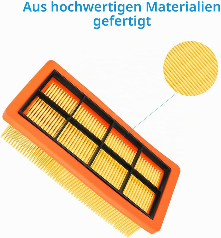 3 Stück Filter Zubehör für Kärcher AD 2 AD2 Battery AD 3 AD3 Premium AD 4 AD4 Premium AD3.200 AD3.00