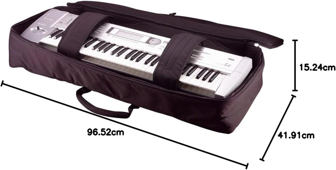 Gator Cases Gigbag für 49-Tasten Keyboard 38" x 15" x 5,5", schwarz (GKB-49) 49 Schlüssel, 49 Schl&#